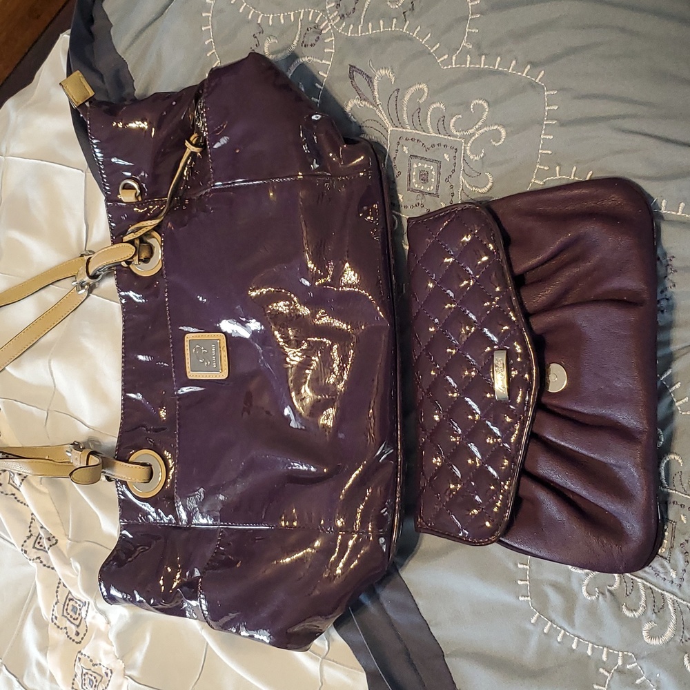 Purple Grace Adele Purse With Removable Matching … - image 4